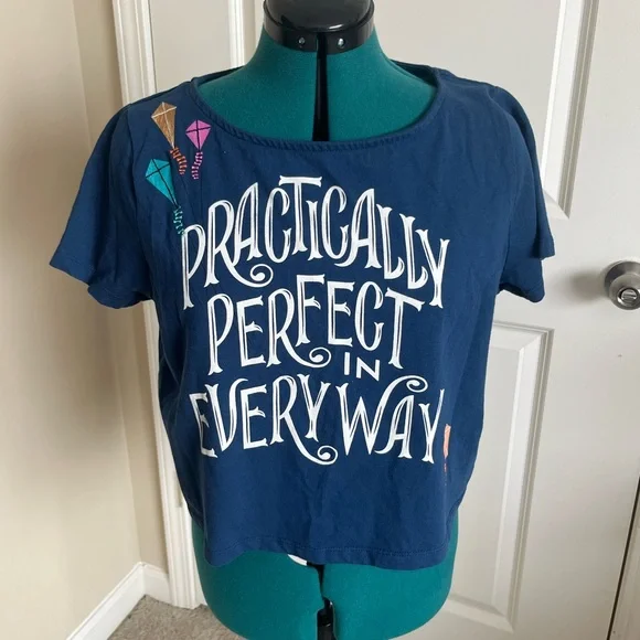 Disney Tops Mary Poppins Practically Perfect Tshirt Poshmark